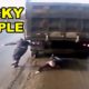 LUCKY PEOPLE Compilation 2015  ★ Heart Stopping Moments on Road