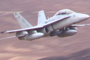 Military Aircraft in Death Valley Canyon !!!