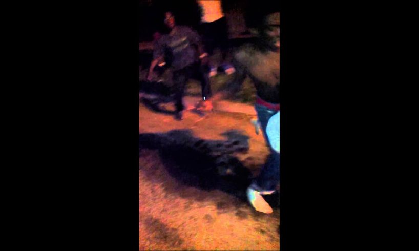 Niggas fighting on the west st.Louis hood fight