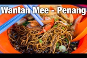 Penang Wantan Mee at Lebuh Acheh Wantan Mee