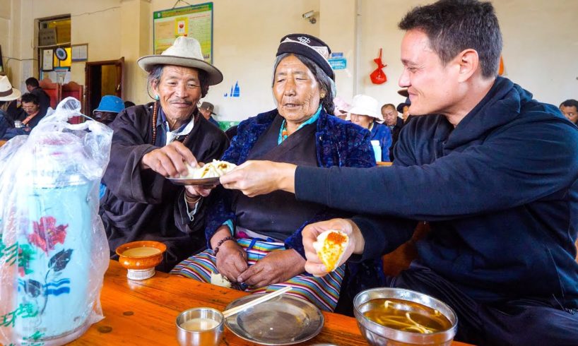Street Food in Tibet - ULTIMATE TIBETAN FOOD TOUR + Amazing Potala Palace in Lhasa!