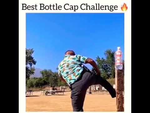 The Bottle Cap Challenge watch till end(people are awesome except last one ?)