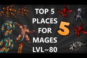 Tibia [where to hunt ED/MS] - MY TOP 5 PLACES FOR MAGES ~80  [2019]