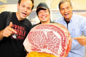 WAGYU Beef EXTREME Steak (A5 Level!) in Japan + OLIVE Wagyu Udon + BEST UDON Tour of Kagawa, Japan!