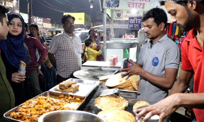 We Must Salute Them -They Are Dumb But Hard Working Bro - EGG ROLL @ 20 rs - Street Food Lucknow