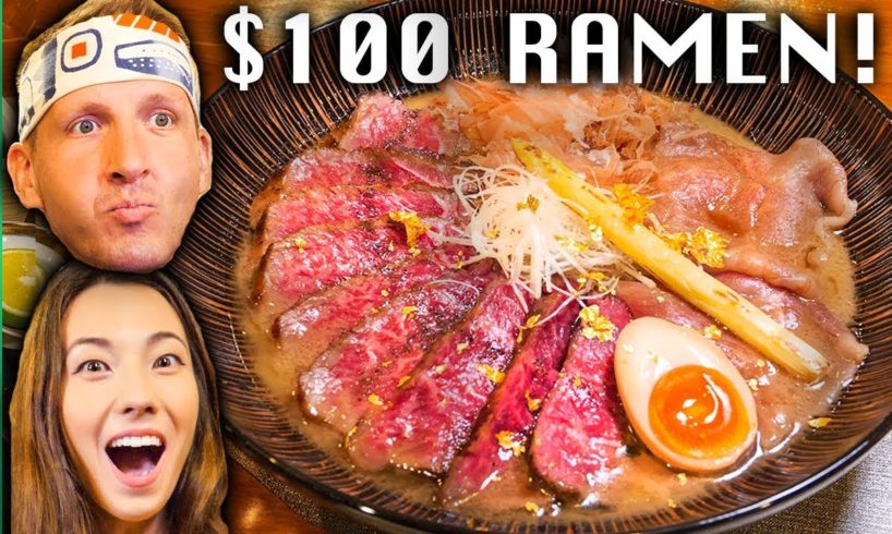 $2 Ramen VS $100 Ramen in Tokyo, Japan!!! Never Seen Before!!