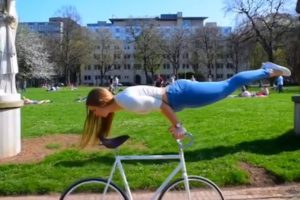 Artistic Cycling Tricks by Viola Brand | People Are Awesome