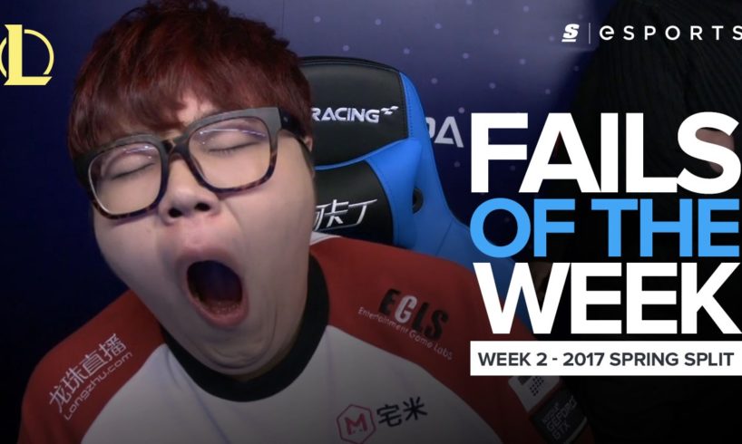Best LoL FAILS from Week 2 of the 2017 Spring Split