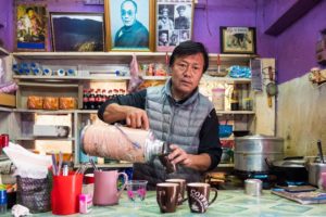 Bhutanese Tibetan Street Food in Thimphu, Bhutan - TIBETAN UNCLE! (Day 11)