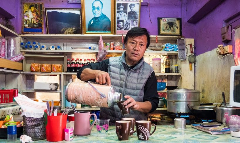 Bhutanese Tibetan Street Food in Thimphu, Bhutan - TIBETAN UNCLE! (Day 11)