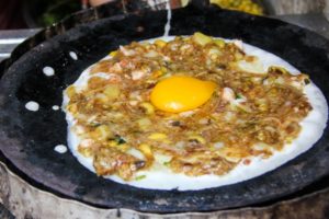 Chatamari - Nepali Street Food Pizza in Kathmandu, Nepal!