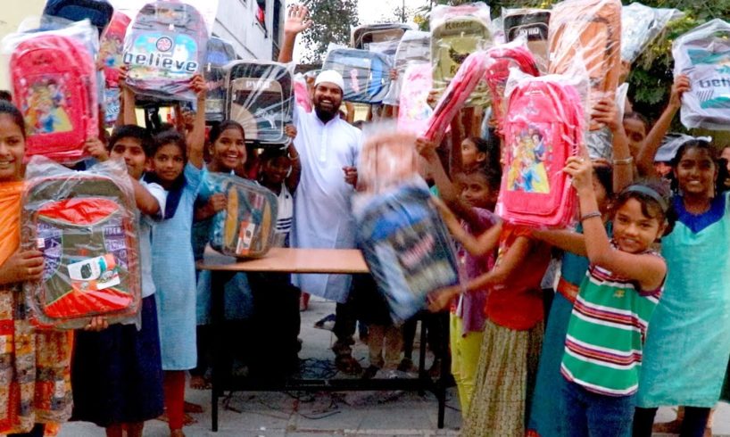 Children's Day Special | Donating School Bags For Kids | Nawabs Kitchen