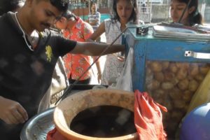 Enjoying Agartala Panipuri Spicy & Crispy - 6 Piece @ 10 rs Only - Indian Street Food