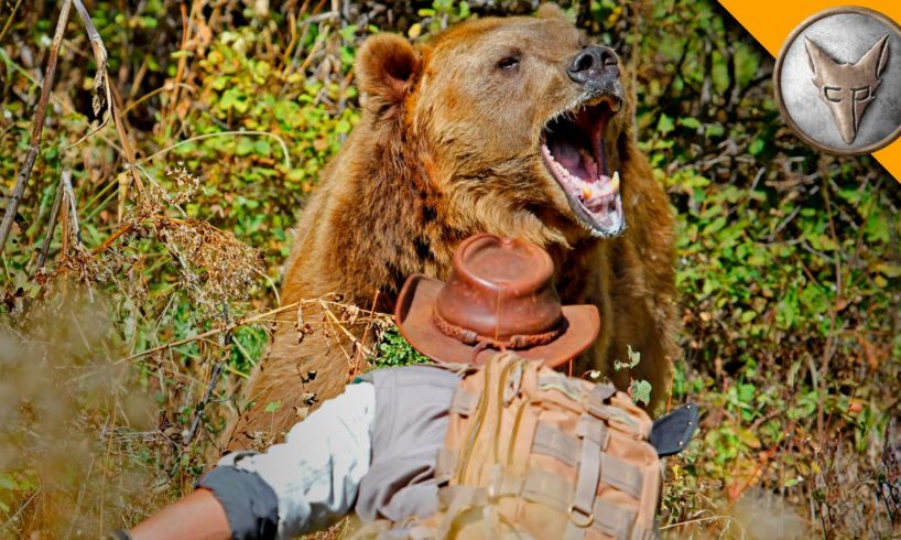 GRIZZLY BEAR ATTACK!