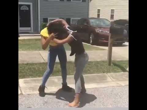 Girls hood fight