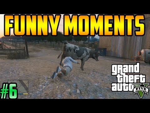 Gta 5: Funny Gameplay Moments! (Epic Fails, Deaths, Animals, Fights, Cheats, Cars, & More!) #6