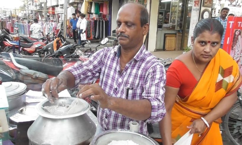 Hard Working Tripura Husband Wife Selling Rice Cake @ 10 rs Each - Agartala Street Food