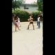 Hood fight (Alley girls) ... 5 girls and a crowd....