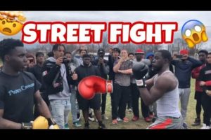 Hood fight getting jumped *MUST WATCH*