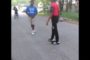 Hood fight in baton rouge