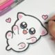 How to Draw a CUTE BABY KITTEN for KIDS - LET'S DRAW KIDS