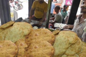 It's a Breakfast time in Agartala Street - Aloo Paratha with Egg Tarka @ 35 rs Only