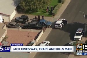 Jack gives way, traps kills man underneath car