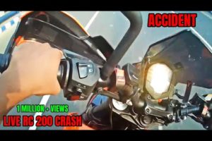 KTM RC 200 Live Crash? | Caught In My Gopro !