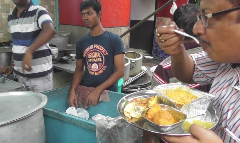 Methi Motor Malai | Mix Veg | Chana Masala | Veg Tarka with Roti | Street Food Kolkata Dacres Lane