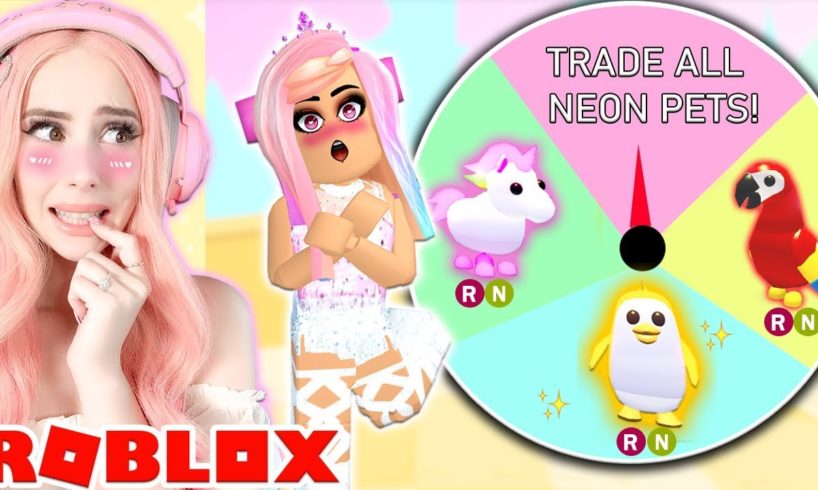 Mystery Wheel Controls WHICH PETS I TRADE In Adopt Me! Roblox Adopt Me Mystery Wheel