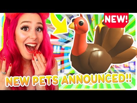 NEW ADOPT ME PETS! New Adopt Me Turkey Pet - Farm Egg Adopt Me Update (Roblox)