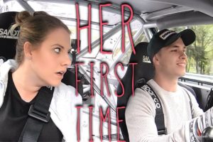 Near death experience!! Girlfriends first lap on Nürburgring Nordschleife w/ E36 M3 Ringtool M.Kurz