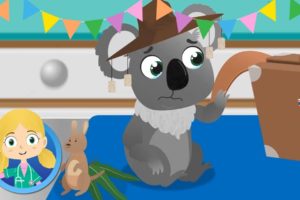 Shane the Koala, tortoise + rabbit visit Dr Poppy’s Pet Rescue | Animal Cartoons for Children