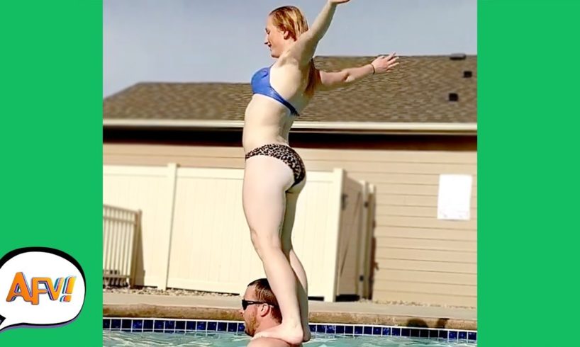 She'll FAIL...But He'll Feel It! ππ€£ | Funniest Fails | AFV 2019