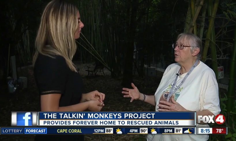 The Talkin' Monkeys Project provides forever home to rescued animals