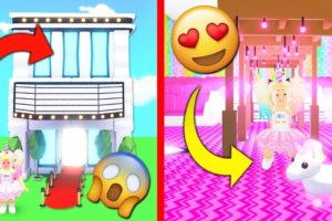 Turning The NEW Hollywood Mansion Into A PET ADOPTION Center In Adopt Me! (Roblox)