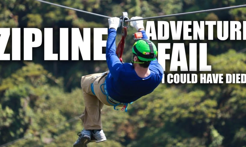 Zipline Adventure Fail. I Could Have Died!