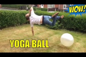 BEST YOGA BALL tricks flips -   Awesome  people  vs Failarmy