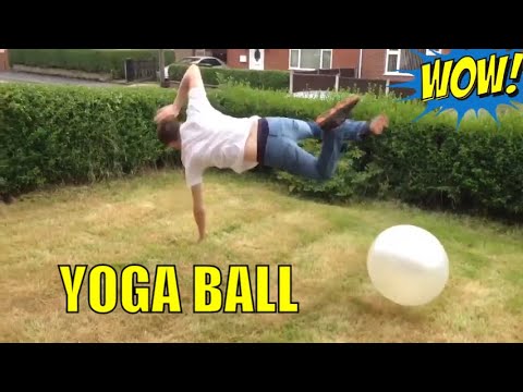 BEST YOGA BALL tricks flips -   Awesome  people  vs Failarmy