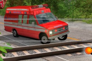 BeamNG Drive How not to cross the rails #11