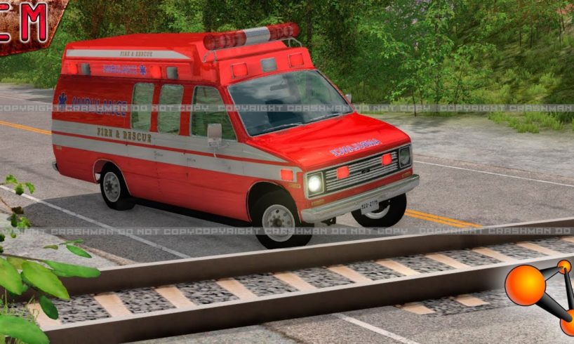 BeamNG Drive How not to cross the rails #11