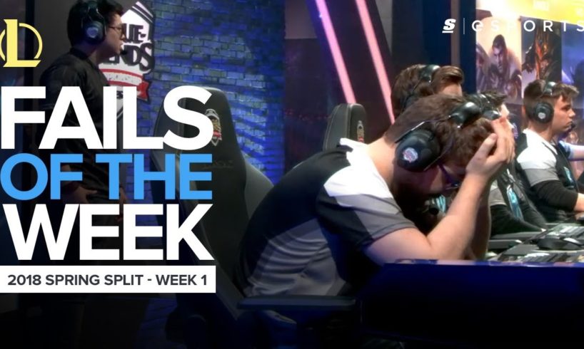 Best LoL Fails from Week 1 of the 2018 Spring Split (LoL)