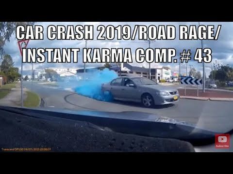 CAR CRASH 2019/ROAD RAGE/INSTANT KARMA #43| Caught on Dash Cam Compilation