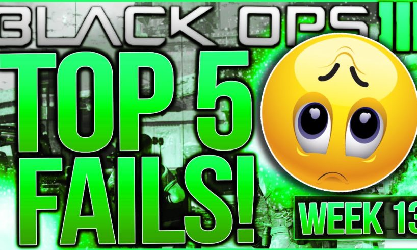 Call of Duty Black Ops 3 - Top 5 FAILS of the Week #13 - GLITCH INTO 360 NO SCOPE! (BO3 Top 5 Fails)