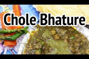 Chole Bhature (छोले भटूरे) - Mouthwatering Chickpeas and Deep Fried Bread at Sita Ram Diwan Chand