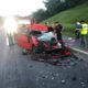 Five killed when car slams into lorry near KKB