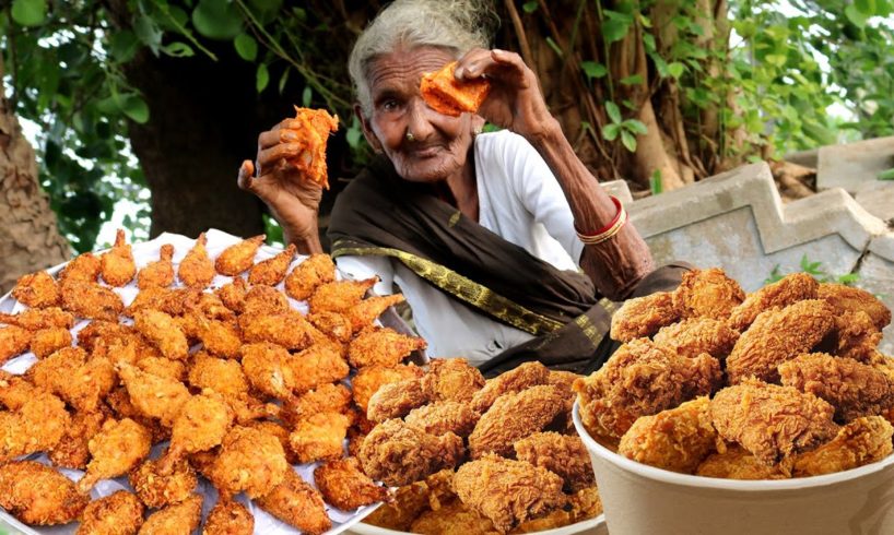 Granny's KFC CHICKEN RECIPE | KFC CHICKEN BY 100 YEARS OLD GRANDMA