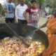 Hardworking Lady & Man Preparing Mutton Curry for Picnic Party - Chandannagar New Digha Park