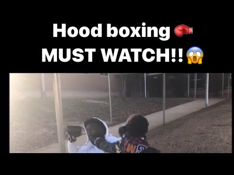 Hood Boxing Part3??(he Got Knocked Out?)#hoodfights #fights #boxing