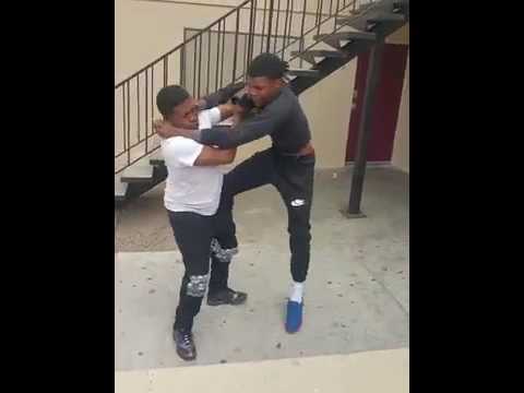 Hood fight bully gets his #ass #beat